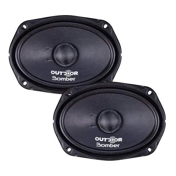Par Alto Falantes M G 6x9 Pol 200 Watts Rms 4 Ohms Bomber Foto 1
