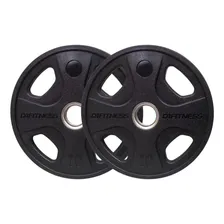 Par Anilhas Elite Emborrachada 10kg Furação Olímpica Foto mini 1