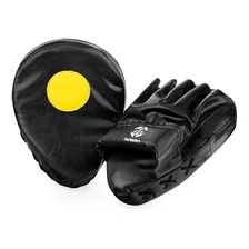 Par Aparador De Soco / Luva Foco/ Manopla Boxe Muay Thai Cor Preto Foto  mini 1