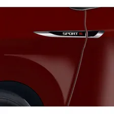 Par Aplique Lateral Cruze Sport6 Emblema Resinado Decorativo Foto mini  3