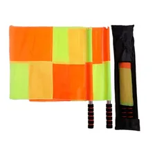 Par Bandeira De Arbitro Auxiliar Juiz Bandeirinha Já Foto mini 1