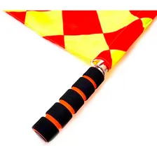Par Bandeira Xadrez De Auxiliar Juiz Bandeirinha De Futebol Foto mini 4
