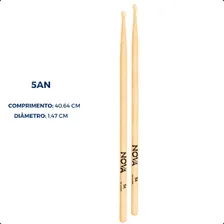 Par Baquetas 5a Ponta De Nylon Bateira Nova Vic Firth 6094 Foto mini 4