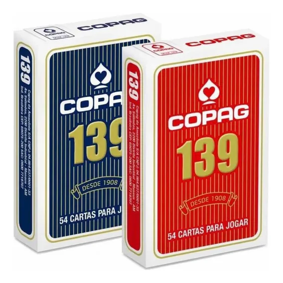 Par Baralho Copag 139 - Naipe Normal - C/ Foto 1
