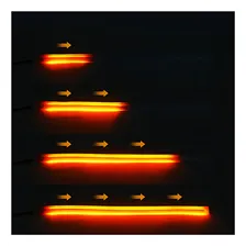 Par Barra Led Farol Flexível Drl + Seta Sequencial 45cm 12v Foto mini  2
