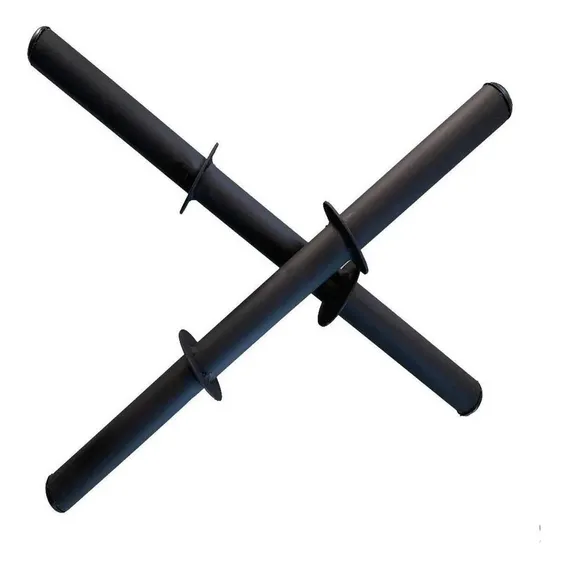 Par Barras Oca 40cm Halteres Musculação Peso Sem Presilhas Foto 1