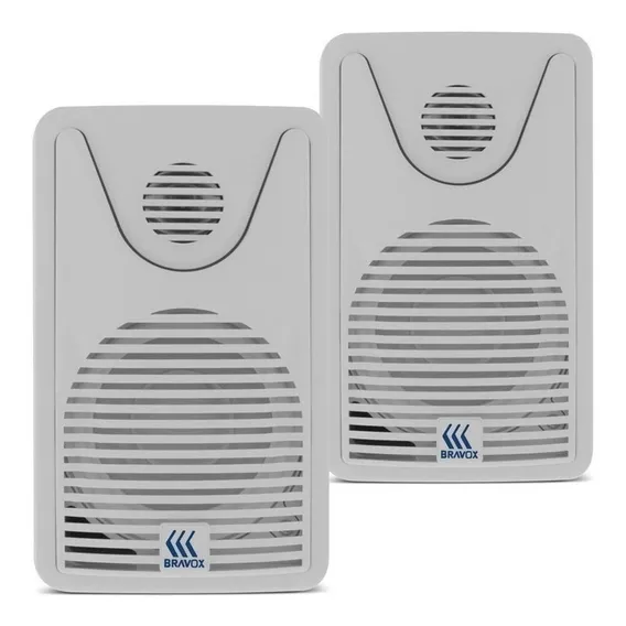 Par Caixa Acustica Bsa Foco 35 Branca 4 Ohms 60w Rms Bravox Cor Branco Foto 1