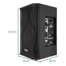 Par Caixa Amplificada Ativa + Passiva 300w Saga 10pol Donner Foto mini 3