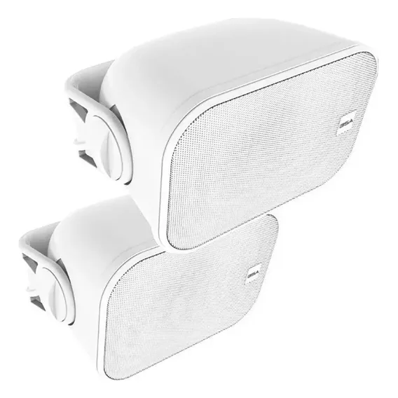 Par Caixa De Som Ambiente Selada Bsa Aw4 Interno E Externo Cor Branco Foto 1