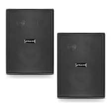 Par Caixa Som Acustica Frahm PS 200 Newplus 8ohms Preta Foto  mini 1