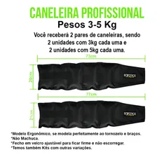 Par Caneleira Peso Tornozeleira 3kg 5 Kg Enforce Academia Foto mini 2