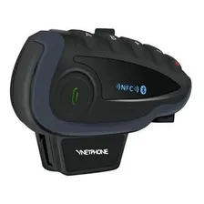 Par Comunicador Moto Capacete Netphone V8 Um Controle Guidão Foto mini  3