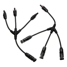 Par Conector Mc4 Y 3t Painel Solar 3 Vias Ligação Paralelo Foto mini 4