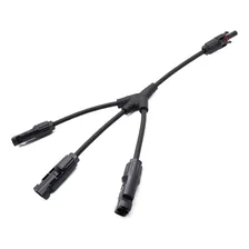 Par Conector Mc4 Y 3t Painel Solar 3 Vias Ligação Paralelo Foto mini 2