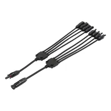 Par Conector Solar Mc4 Y 4 Vias Ligação Paralelo Flexível Foto mini  3