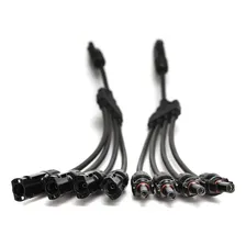 Par Conector Solar Mc4 Y 4 Vias Ligação Paralelo Flexível Foto mini  2