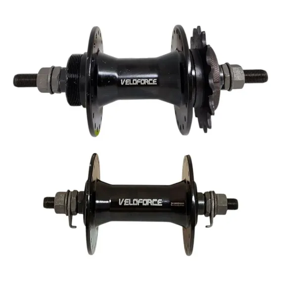 Par Cubo Flip Flop De Bike Fixa Pinhão 16t Veloforce 36f Foto 1