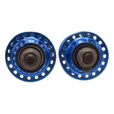 Par Cubos Bike Alumínio C Rolamentos Freio V-brake 36f Cores Cor Azul Foto mini  3