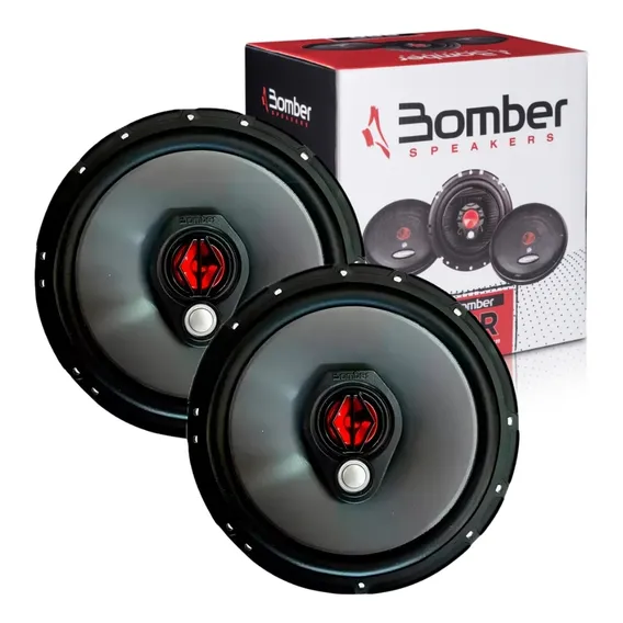 Par De Alto Falantes Vw Fox Bomber Bbr 6 Polegadas 100w Rms Foto 1