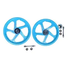 Par De Aros 16 Nylon Infantil, Azul Claro Foto mini 1