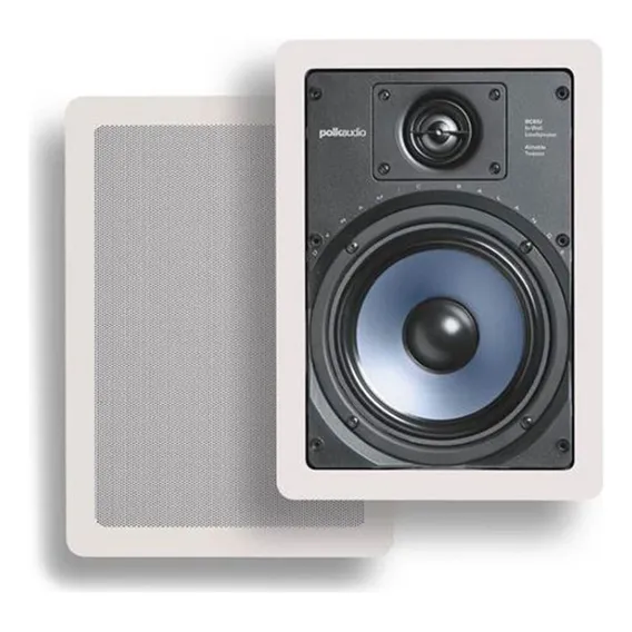 Par De Caixa De Embutir Polk Audio Rc65i 2 Vias Cor Branco Foto 1