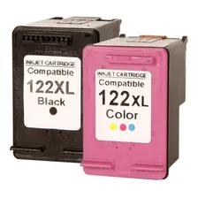 Par De Cartucho De Tinta 122xl Preto + Color 2050 3050 1000 Foto mini 1