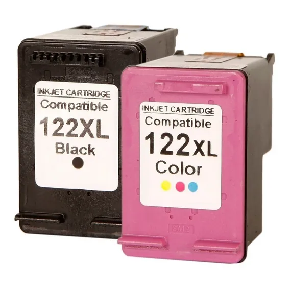 Par De Cartucho De Tinta 122xl Preto + Color 2050 3050 1000 Foto 1