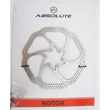 Par De Discos Freio Rotor Absolute 160mm 6 Furos Bicicletas Foto mini 3