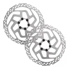 Par De Discos Freio Rotor Shimano Rt26 160mm 6 Parafusos Cor Prateado Foto mini  3