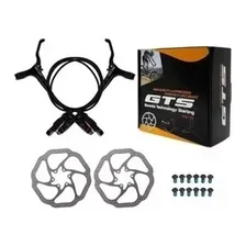 Par De Freio A Disco Gts Hidraulico 160mm Completo Bike Mtb Foto mini 1