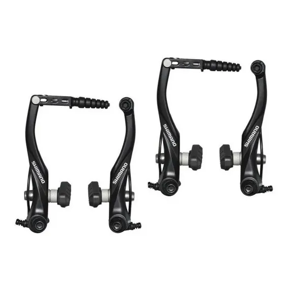 Par De Freio V-break Bike Shimano Alivio T4000 Diant / Tras Foto 1