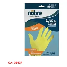 Par De Luva Amarela Latex Lava Louça, Multiuso Cozinha Casa Tamanho G Foto mini 2