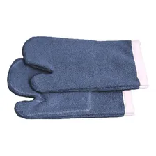 Par De Luva Padeiro Mao De Gato Térmica Cano Curto 35 Cm Cor Azul Foto mini 1