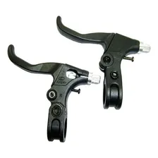 Par De Maçaneta Manete V-brake Nylon Bike Preto/regulagem Foto mini 4