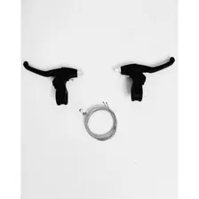 Par De Maçaneta Manete V-brake Nylon Bike Preto/regulagem Foto mini  3
