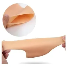 Par De Meia Palmilha Silicone Ortopédica Calcanhar Fascite Foto mini 4