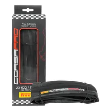 Par De Pneu Bicicleta 700x23 Pirelli Corsa Pro Kevlar Preto Foto mini 2