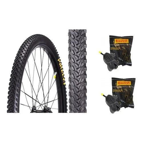 Par De Pneus Aro 26 X 2.0 Pirelli Scorpion Mb2 + Camaras 26 Foto 1
