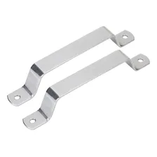 Par De Puxadores Alça Pegador Aço Inox Grande 136x15mm Foto mini 1