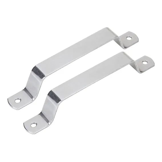 Par De Puxadores Alça Pegador Aço Inox Grande 136x15mm Foto 1