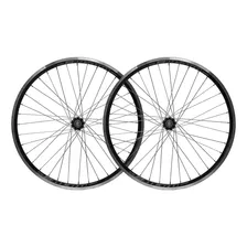 Par De Rodas Aro 26 V-brake Cubo AlumÃnio Rosca 36f Bike Foto mini 1