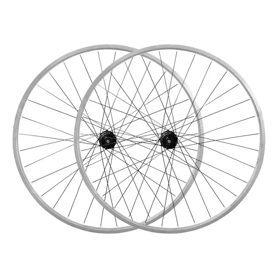 Par De Rodas Montadas Para Aro 26 AlumÃnio Freios V-brake Foto 1