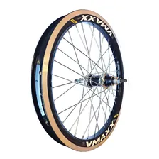 Par de Rodas Vmaxx Aro 20x1,9 Freio V.brake C/ Cubo Alumínio de Rolamento Cor Preto Foto mini  2