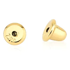 Par De Tarraxa Baby Para Brincos Em Ouro 18k Foto mini 1
