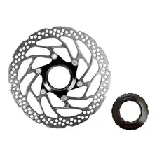 Par Disco De Freio Rotor Shimano Rt30 160mm Center Loc Cor Prata Foto mini  2