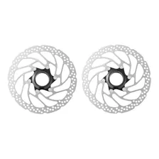 Par Disco De Freio Rotor Shimano Sm-rt30 160mm Center Lock Cor Prateado Foto mini 1