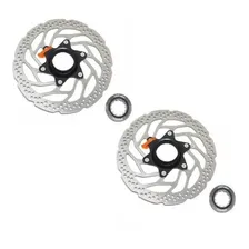 Par Disco De Freio Rotor Shimano Sm-rt30 160mm Center Lock Cor Prateado Foto mini 2