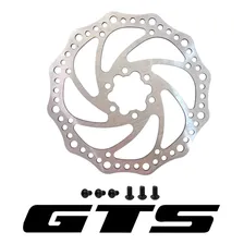 Par Disco Freio Rotor Gts 160mm Mtb Xc Bike 6 Furos 105 Gr Cor Prateado Foto mini 3
