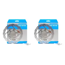 Par Disco Freio Rotor Shimano Deore Rt56 160mm C/ Parafusos Foto mini 2
