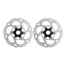 Par Disco Freio Shimano Slx Sm-rt70 160mm Centerlock Icetech Cor Prateado Foto  mini 1